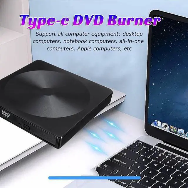 Alt view image 3 of 7 - Aomoproing  Portable USB 3.0 External DVD Drive 8X DVD+-R/RW DL Burner for Acer 5 Nitro Aspire 5 E 15 Inspire E15 Predator Helios 300 Gaming Laptop Computer, Super Super Multi 24X CD-RW Writer Black P