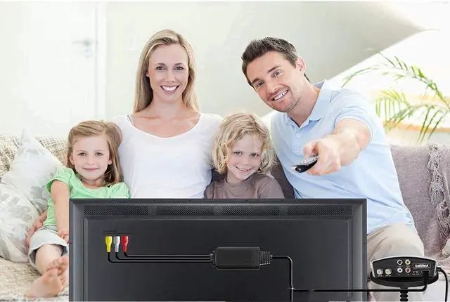 Alt view image 5 of 5 - to RCA Cable - Hassle Free - Converts Digital HDMI signal to Analog RCA/AV - Works w/ TV/HDTV/XBOX 360/PC/DVD & More - All-In-One Converter Cable Saves You Money - HDMI to AV Converter