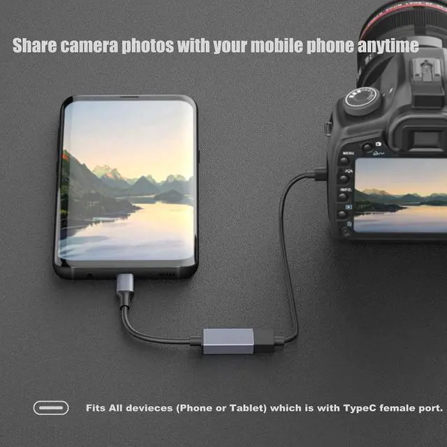 Alt view image 2 of 7 - Aomoproing USB C to USB 3.0 Adapter [2 Pack] USB C to USB A Adapter USB Type-C to USB Thunderbolt 3 to USB Adapter OTG Cable for iPhone 15/15 Pro/15 Plus/15 Pro Max MacBook Pro/Air Galaxy S20 etc.