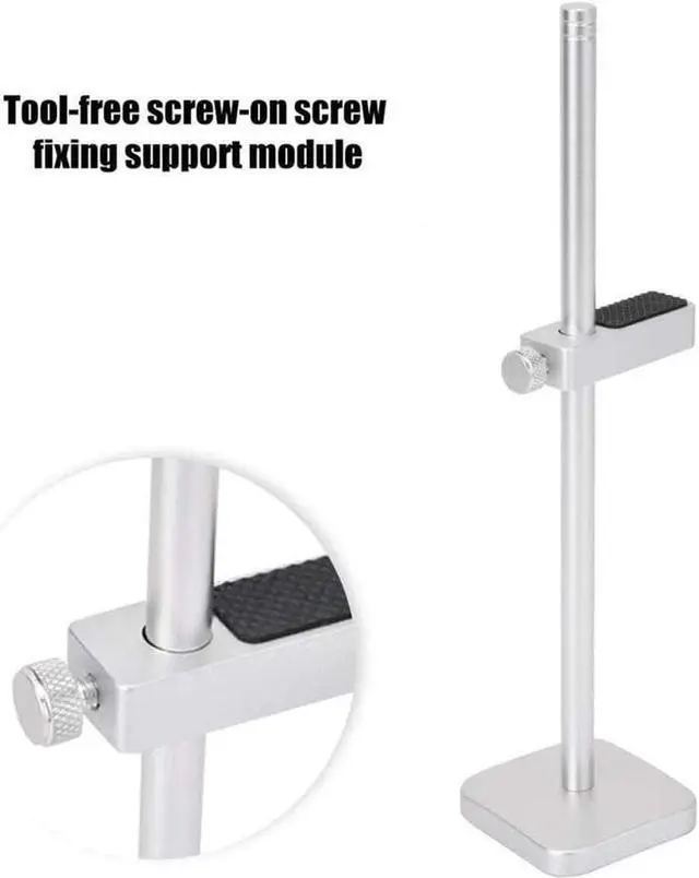 Alt view image 2 of 7 - Graphics Card GPU Brace Support, Video Card Sag Holder Bracket, Anodized Aerospace Aluminum (Silver)