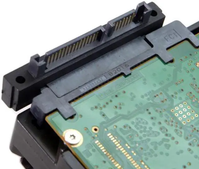 Alt view image 4 of 6 - Aomoproing 90 Degree Up Angled SATA 22Pin 7+15 Male to SATA 22Pin Female Extension Convertor Adapter SA-121-UP