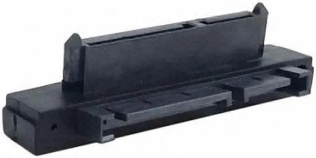 Main image of Aomoproing 90 Degree Down Angled SATA 22Pin 7+15 Male to SATA 22P Female Extension Convertor Adapter