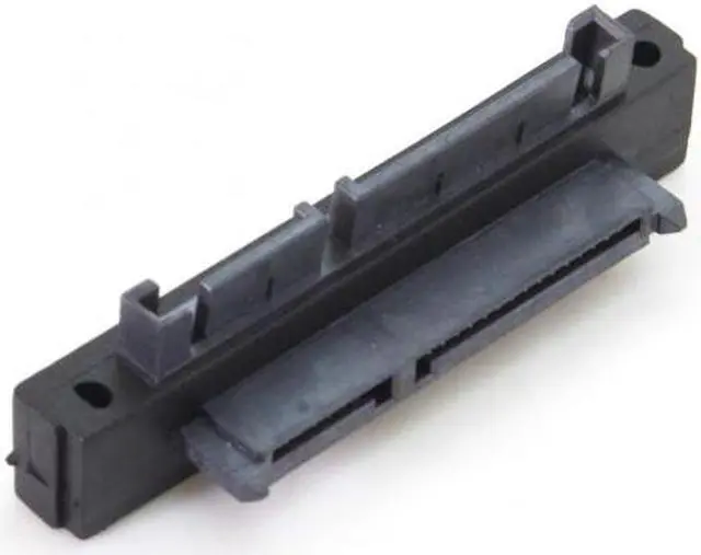 Alt view image 6 of 7 - Aomoproing 90 Degree Down Angled SATA 22Pin 7+15 Male to SATA 22P Female Extension Convertor Adapter