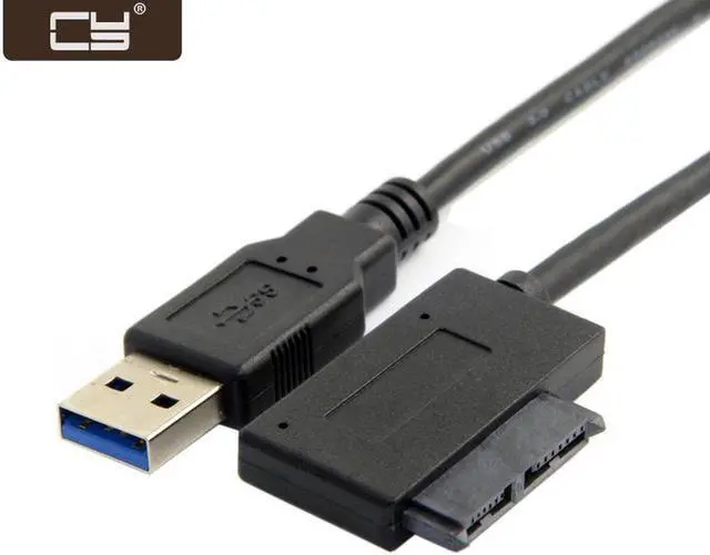 Main image of Aomoproing USB 3.0 to 7+6 13pin Slimline Sata Adapter Cable for Laptop Cd DVD Rom Optical Drive