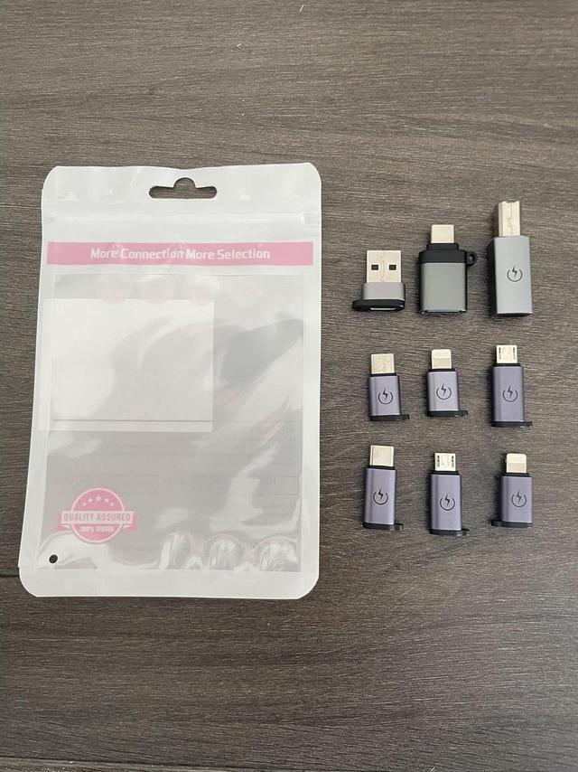 Alt view image 4 of 7 - Aomoproing    USB C to Micro Adapter USB C to Micro Adapter Micro to USB C Adapter USB C to USB Adapter USB to USB C Adapter USB C to USB B Adapter 9 Stck.