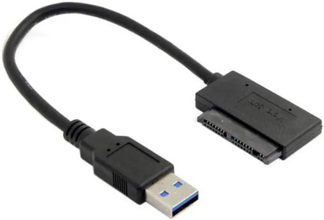 Alt view image 7 of 7 - Aomoproing USB 3.0 to Micro SATA 7+9 16 Pin 1.8" 90 Degree Angled Hard Disk Driver SSD Adapter Cable 10cm