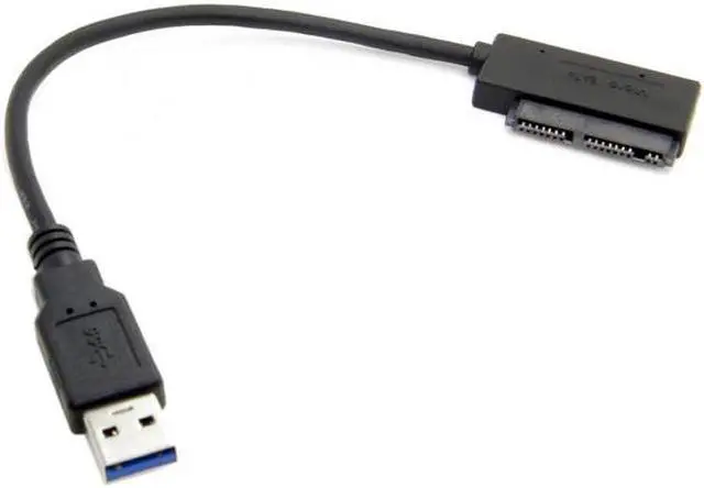 Alt view image 5 of 7 - Aomoproing USB 3.0 to Micro SATA 7+9 16 Pin 1.8" 90 Degree Angled Hard Disk Driver SSD Adapter Cable 10cm