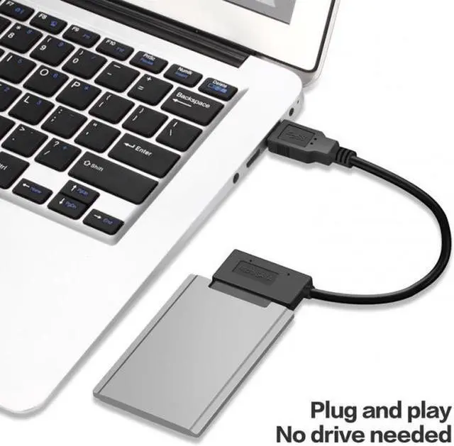 Alt view image 3 of 7 - Aomoproing USB 3.0 to Micro SATA 7+9 16 Pin 1.8" 90 Degree Angled Hard Disk Driver SSD Adapter Cable 10cm