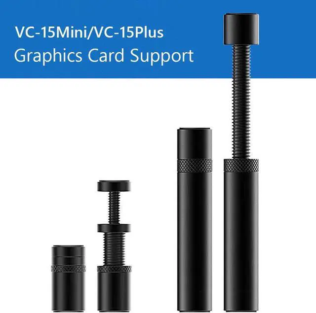 Alt view image 5 of 5 - For TEUCER Graphics Card GPU Brace Support Adjustable Aluminum Alloy Video Card Sag Holder Bracket Magnetic Jack For PC Case
