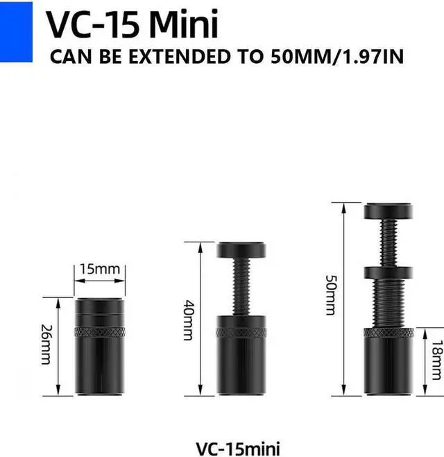 Alt view image 4 of 5 - For TEUCER Graphics Card GPU Brace Support Adjustable Aluminum Alloy Video Card Sag Holder Bracket Magnetic Jack For PC Case
