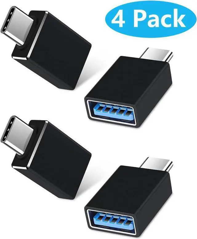 Main image of Aomoproing         4 Pack USB C to USB Adapters, Type C to USB 3.0 USB C Adapter Side by Side Male to USB 3.0 Female Typec Adaptor for M-acBook Pro, i-Mac i-Pad Mini 6, Thunderbolt 3/4 Type C OTG Adap