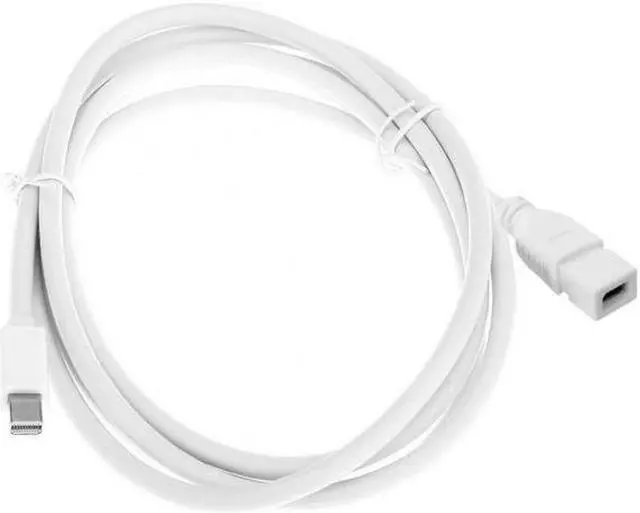 Alt view image 6 of 7 - Aomoproing  6ft Mini DisplayPort Male to Mini DP DisplayPort Female Extension Cable 1.8m