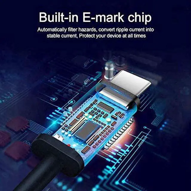 Alt view image 3 of 7 - USB C to USB C Cable, VR Link Cable 16ft(5M) for Oculus Quest 2 / Quest 1 USB C to Type C with E-Mark Chip USB3.2 Gen 1 5Gbps ,High Speed Data Transfer & Fast Charging