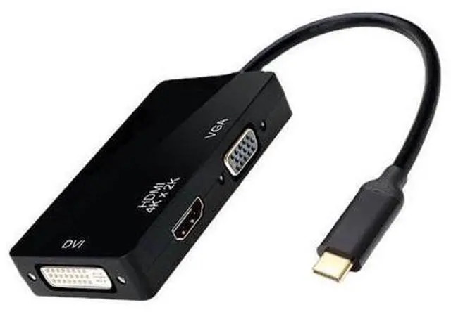 Main image of USB 3.1 Type C to HDMI Adapter, USB-C to HDMI DVI 4K VGA Adaptor Converter for 2016/2017/2018 MacBook/MacBook Pro, 2018 MacBook Air