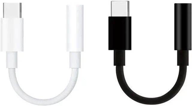 Alt view image 2 of 5 - White Type C To 3.5mm Converter Adapter USB-C Jack Earphone Headphone Cable Audio Aux Cable Adapter