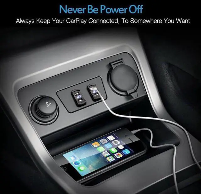 Alt view image 5 of 6 - Car Carplay Cable for iPhone 15, USB A to USB C Cable for iPhone 15 Pro Max 15 Plus for Carplay USB C Cord, Apple TV 4K Remote (3rd Gen) Cable iPad Pro/iPad Air/(2nd gen), Car Charger Cord