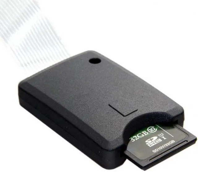 Alt view image 2 of 7 - Aomoproing  Standard SD SDHC Memory Card Kit Male to SD Female Extension Soft Flat FPC Cable Extender 25cm