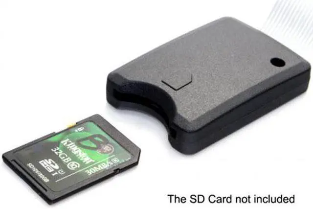 Alt view image 7 of 7 - Aomoproing  Standard SD SDHC Memory Card Kit Male to SD Female Extension Soft Flat FPC Cable Extender 25cm