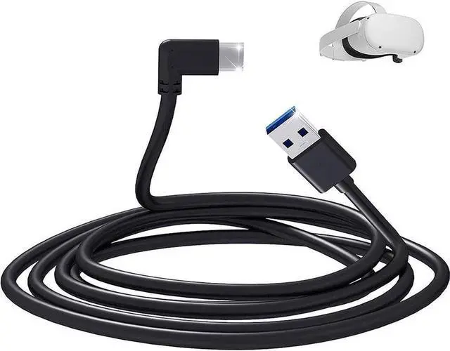 Main image of for Oculus Link Cable 16FT (5M), VR USB 3.0 USB A to USB C for Quest 2 Link Headset Cable, USB 3.2 Type C to A High Speed Data Transfer & Fast Charging Cord Compatible for Quest 1/2 and Gaming PC VR
