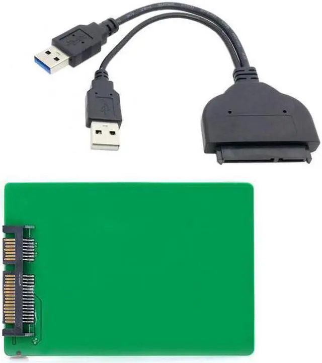 Alt view image 6 of 6 - Aomoproing USB 3.0 to SATA 22pin 2.5" Hard Disk to WD5000MPCK  SATA Express SSD Adapter