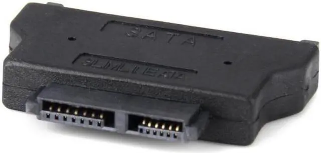 Alt view image 5 of 7 - Aomoproing SATA 22 /Male to slimline SATA 13 Female laptop CD-ROM convertor adapter