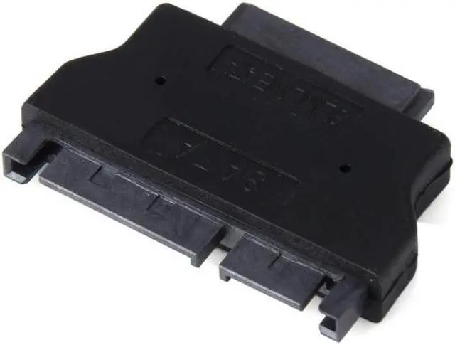 Alt view image 2 of 7 - Aomoproing SATA 22 /Male to slimline SATA 13 Female laptop CD-ROM convertor adapter