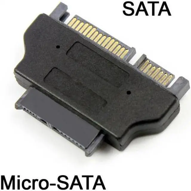 Alt view image 4 of 7 - Aomoproing SATA 22 /Male to slimline SATA 13 Female laptop CD-ROM convertor adapter