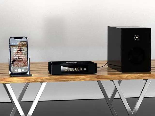 Alt view image 6 of 7 - Bluetooth Transmitter Receiver, NFC-Enabled Audio Adapter 5.0, 3.5mm AUX RCA Adapter Compatible with PC/TV/Tablet/Speaker/Home Car Sound System