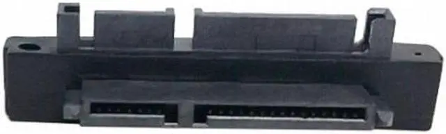 Main image of Aomoproing 90 Degree Down Angled SATA 22Pin 7+15 Male to SATA 22P Female Extension Convertor Adapter