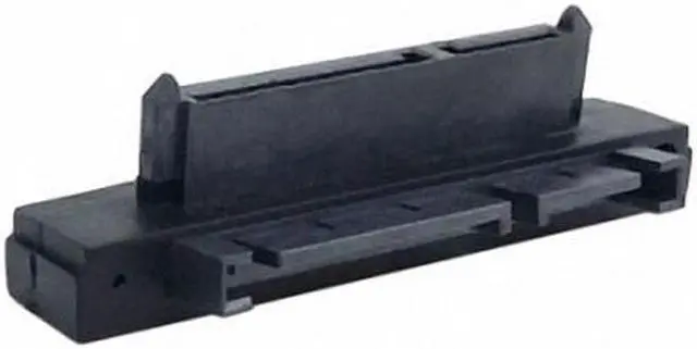 Alt view image 3 of 3 - Aomoproing 90 Degree Down Angled SATA 22Pin 7+15 Male to SATA 22P Female Extension Convertor Adapter