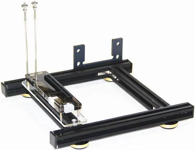 Alt view image 6 of 6 - Graphics card holder DIY external graphics card base with power supply base for ATX PSU aluminum support EXP GDC graphics card d