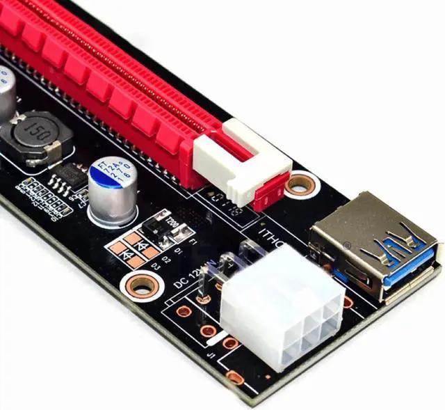 Alt view image 5 of 6 - Notebook External Graphics Card Mini PCI-E to PCI-E x16 Riser Card External Graphics Card + 60 Laptop USB Cable Riser Card
