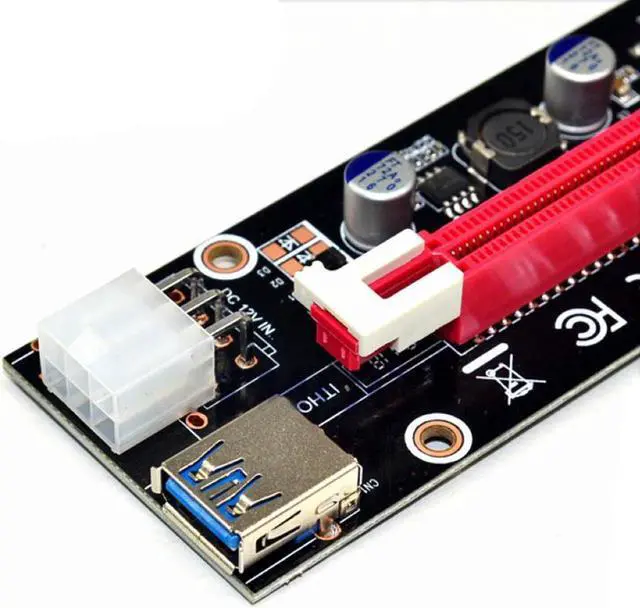Alt view image 4 of 6 - Notebook External Graphics Card Mini PCI-E to PCI-E x16 Riser Card External Graphics Card + 60 Laptop USB Cable Riser Card