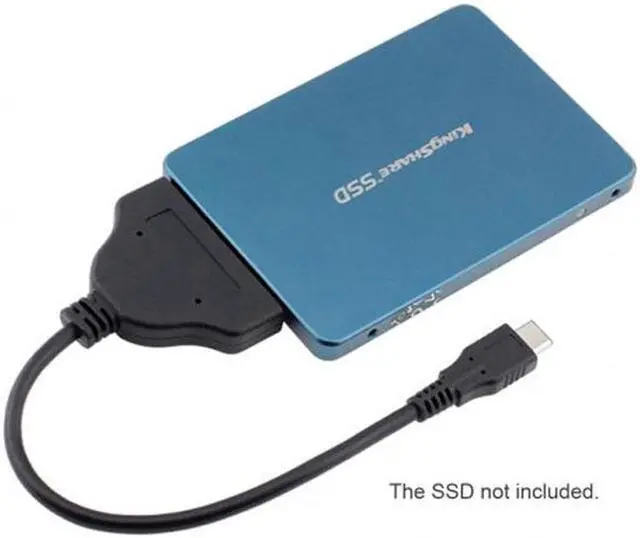 Alt view image 2 of 5 - Aomoproing Type C USB 3.1 Male to SATA 22 Pin 2.5" Hard disk driver SSD Adapter Cable for Laptop