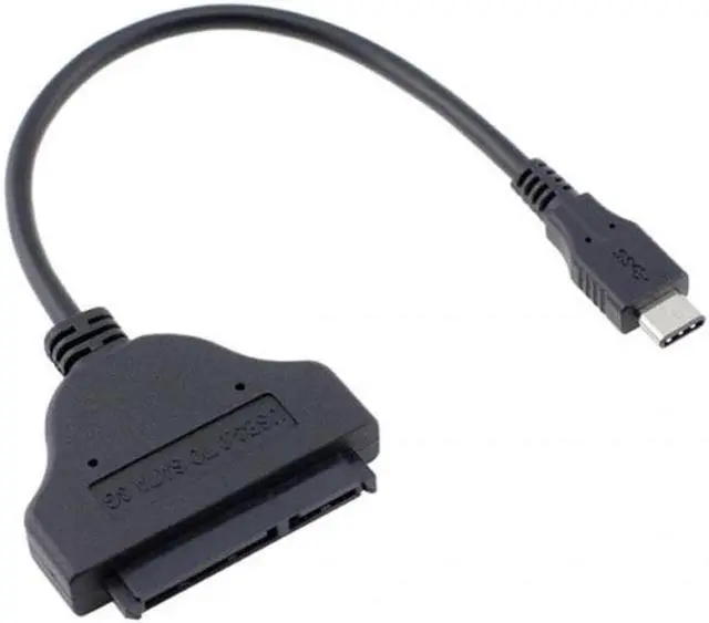Alt view image 3 of 5 - Aomoproing Type C USB 3.1 Male to SATA 22 Pin 2.5" Hard disk driver SSD Adapter Cable for Laptop