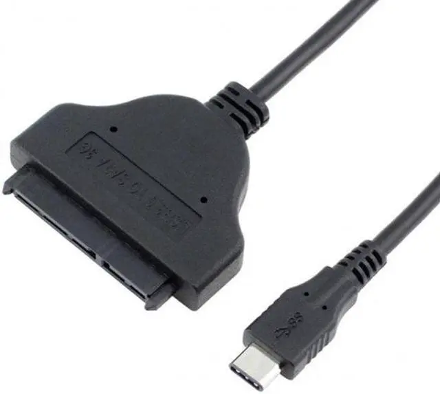 Alt view image 4 of 5 - Aomoproing Type C USB 3.1 Male to SATA 22 Pin 2.5" Hard disk driver SSD Adapter Cable for Laptop