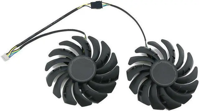 Alt view image 3 of 5 - 87MM PLD09210S12HH 4Pin RX5600 RX5700 Cooler Fan For MSI RADEON RX 5600 5700 XT MECH OC Graphics Video Card Cooling Fans