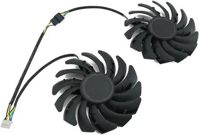 Alt view image 2 of 5 - 87MM PLD09210S12HH 4Pin RX5600 RX5700 Cooler Fan For MSI RADEON RX 5600 5700 XT MECH OC Graphics Video Card Cooling Fans