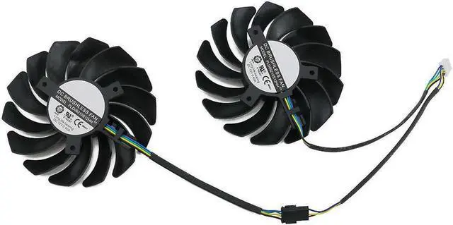 Alt view image 4 of 5 - 87MM PLD09210S12HH 4Pin RX5600 RX5700 Cooler Fan For MSI RADEON RX 5600 5700 XT MECH OC Graphics Video Card Cooling Fans