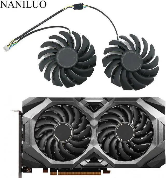 Main image of 87MM PLD09210S12HH 4Pin RX5600 RX5700 Cooler Fan For MSI RADEON RX 5600 5700 XT MECH OC Graphics Video Card Cooling Fans