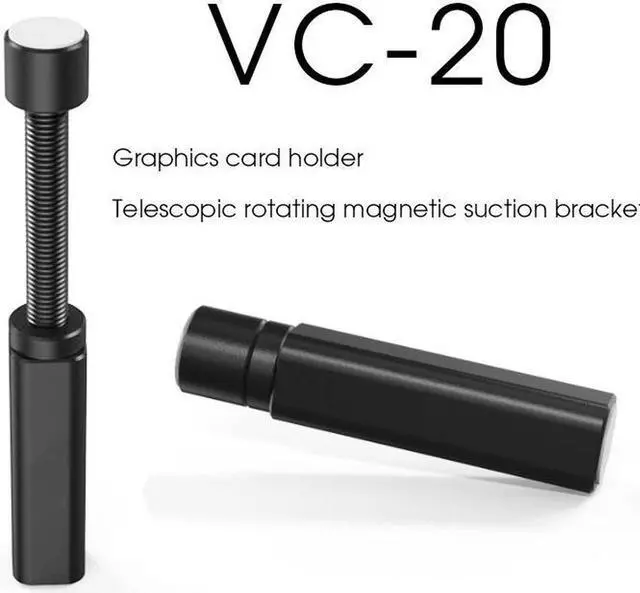 Alt view image 3 of 4 - Graphics Card GPU Brace Support Adjustable Aluminum Alloy Video Card Sag Holder Bracket Jack for Desktop PC Case Accessories