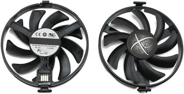 Alt view image 3 of 6 - FDC10U12S9-C RX480 RX470 Cooler Fan Replace For XFX Radeon RX 480 470 470D RS Black Wolf Graphics Card Cooling Fan