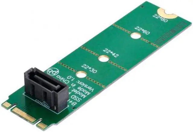 Main image of Aomoproing   Motherboard NGFF B/M-key M.2 to Vertical SATA 7pin Hard Disk Drive SSD PCBA Extension Adapter