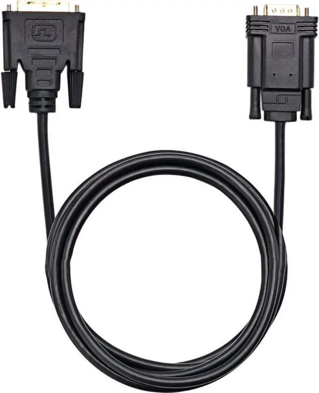 Alt view image 2 of 7 - Active DVI to VGA, 6FT DVI 24+1 DVI-D M to VGA Male with Chip Active Adapter Converter Cable for PC DVD Monitor HDTV ...
