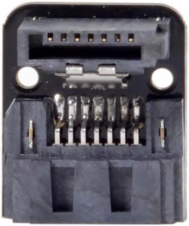 Alt view image 7 of 7 - Aomoproing SATA 7Pin Female to 7pin Male 90 Degree Down Angled Adapter Mainboard Motherboard for Desktops SSD HDD