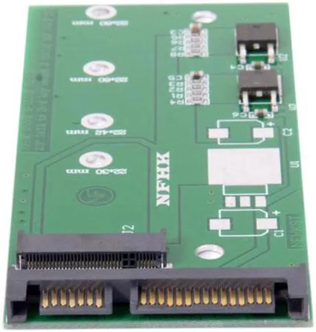 Alt view image 5 of 7 - Aomoproing M.2 NGFF B/M-key 2 Lane SSD to 7mm 2.5" SATA 22pin hard disk case PCBA for E431 E531 X240S Y410P Y510P