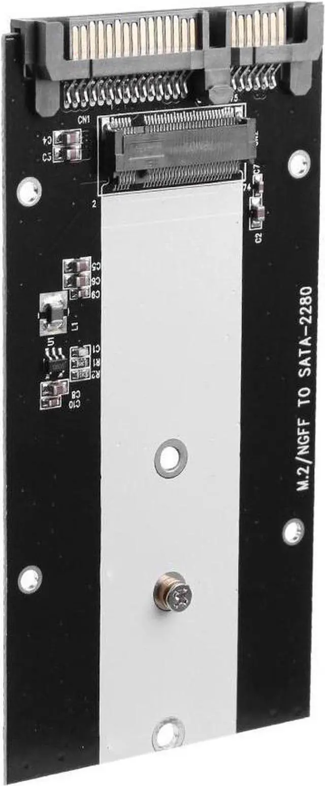 Alt view image 2 of 6 - M.2 NGFF to 2.5 inch SATA 3.0 SSD Adapter Aluminium Enclosure Case for 2242/2260/2280 Solid State Hard Disk Box