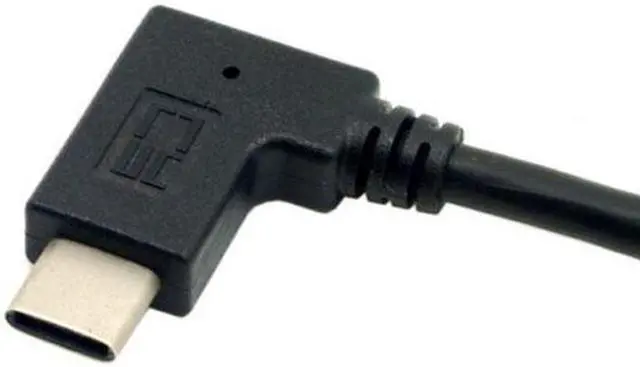 Alt view image 3 of 5 - Aomoproing Reversible USB 3.1 USB-C Angled to 90 Degree Up Angled A Male Data Cable for MacbookTabletMobile Phone