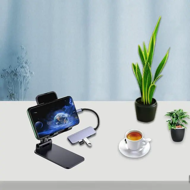 Alt view image 3 of 7 - 4-in-1 USB-C Hub Aluminum USB Type C to USB Adapter with USB 3.0/2.0 Ports (Ultra-Slim),Suitable for MacBook Pro, Chromebook, XPS, Laptop, PC, Surface Pro, Mobile HDD and More