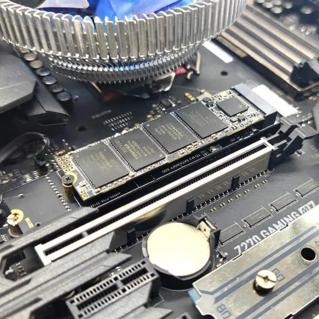 Alt view image 4 of 7 - Aomoproing SATA NGFF Key B+M SSD to NVME M-key Motherboard Desktop Adapter Converter SSD Card JMB582 2280